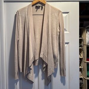 Theory loose cardigan beige